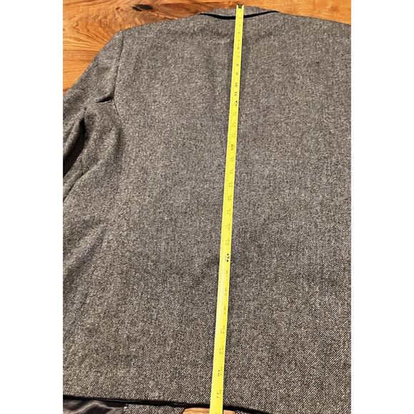 Jos. A. Bank 44L Mens Sports Coat Blazer Gray‎ Charcoal Wool Cashmere Italy - Picture 10 of 16